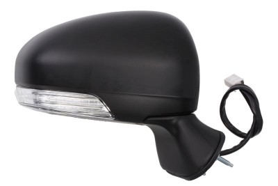 Oglinda usa exterioara Toyota Avensis (T27), 10.2008-07.2015, partea Dreapta, reglare electrica; carcasa neagra partial grunduita; incalzit; sticla c foto