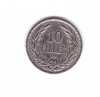 Moneda Ungaria 10 filler 1893, stare buna, Europa, Nichel