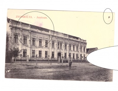 CP Jimbolia - Jesuleum, circulata 1909, animata, stare buna foto