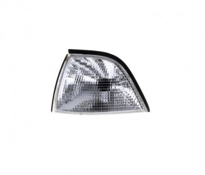 Lampa semnalizare fata BMW Seria 3 (E36), 12.1990-03.2000, partea stanga, TYC, tip bec PY21W; alb; cu prize bec, model CABRIO, COUPE foto