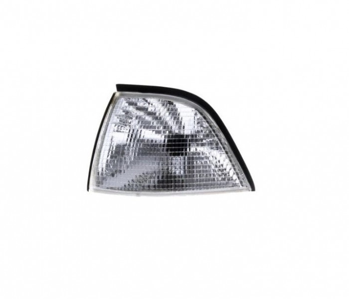 Lampa semnalizare fata BMW Seria 3 (E36), 12.1990-03.2000, partea stanga, TYC, tip bec PY21W; alb; cu prize bec, model CABRIO, COUPE