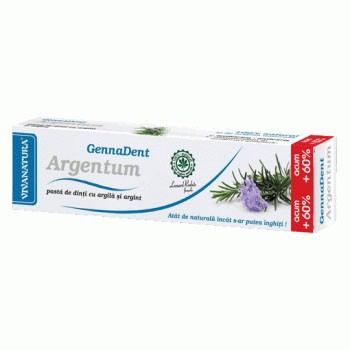 Pasta Dinti Gennadent Argentum Viva Natura 80ml