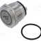 Comutator anti-vandalism E-SWITCH PVHC7 SPST 20A 250VAC IP67 LED albastru