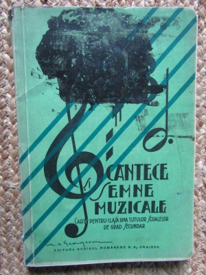 CANTECE SI SEMNE MUZICALE - MARCEL BOTEZ foto