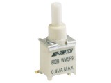 Comutator E-SWITCH 800BWSP9SM6RE acționat prin apăsare 2 poziții SPST-NO 0,02A/20VDC