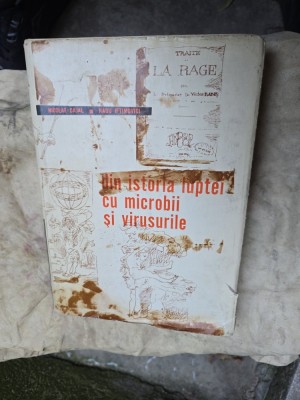 Din istoria luptei cu microbii și virusurile - Nicolae Cajal și Radu Iftimovici, dedicatie ptr Dan Grigorescu foto