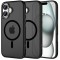 Husa Tech-Protect MagEdge iPhone 16 magsafe gunmetal