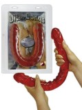 Dildo Dublu Ultra-dong, Rosu, 43 cm, Orion