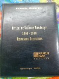 Titluri de valoare rom&acirc;nești 2000