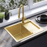 Chiuvetă inox Paul BRUSH GOLD