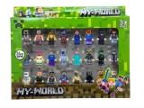 Set 24 figurine tip Minecraft - My World BlockHeroes