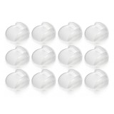 Cumpara ieftin Set 12 protectii universale pentru colturi mobilier, transparente, Reer