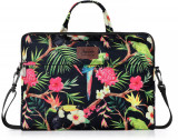 Geanta laptop dama, Zagatto&reg;, Model floral, 15.6 inch, 29x40x4.2 cm, RIO, ZG641, 15.6&quot;, Nailon