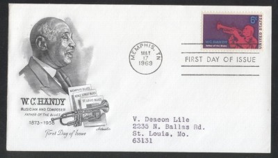 United States 1969 W.C. Handy FDC K.661 foto
