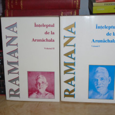 SRI RAMANA MAHARSHI - INTELEPTUL DE LA ARUNACHALA ( VOL. 1 + VOL. 2 ) , 1998 *