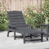VidaXL Șezlong Gri deschis 73.5 x 92 x 90cm Plastic
