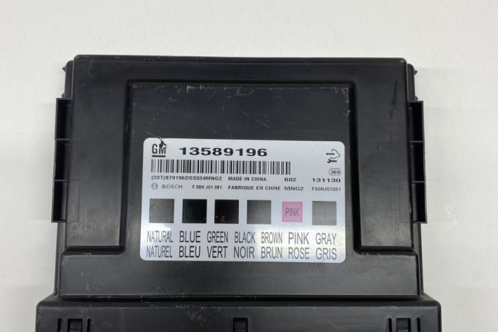Modul de confort OPEL MOKKA / MOKKA X 2014 OEM: 13589196 21663308