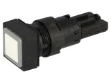 Comutator Apăsare 16mm Alb 2 Poziții