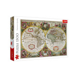 Puzzle 1500 piese, Harta Lumii, 85x58 cm, ATU-087135