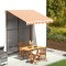vidaXL P&acirc;nză de rezervă copertină, galben și portocaliu, 3x2,5 m 312015