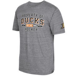 Anaheim Ducks tricou de bărbați grey CCM Property Block Tri-Blend - S foto