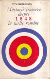 Titu Georgescu - Marturii franceze despre 1848 in tarile romane
