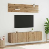 vidaXL Unități TV Pe perete 6 pcs stejar artizanal Lemn compozit 3403569
