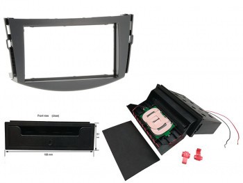 Kit rama radio cu incarcator fara fir Toyota RAV4 2006-2013 foto
