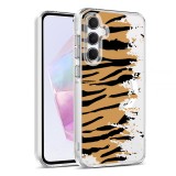 Husa pentru samsung galaxy a55 5g, atasare magnetica, magsafe, pattern skin 04, clear