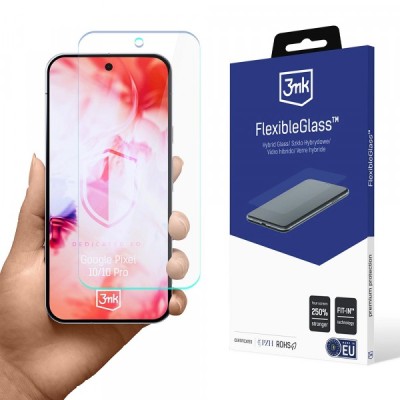Folie de protectie Ecran 3MK FlexibleGlass pentru Google Pixel 10 Pro / 10, Sticla Flexibila, Full Glue foto