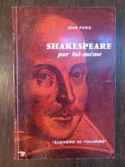 Shakespeare par lui-meme.Jean Paris foto