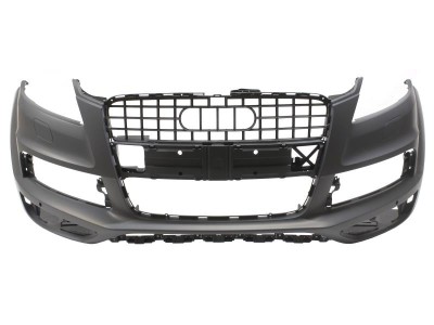 Bara fata Audi Q7 (4l), 09.2009-07.2015, Model S-Line, cu locas pt spalator si asistenta la parcare; grunduit, Aftermarket foto