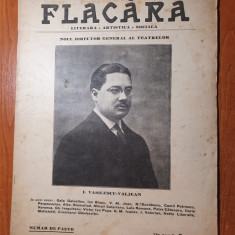 flacara 6 aprilie 1923-gala galaction,camil petrescu,numar de paste