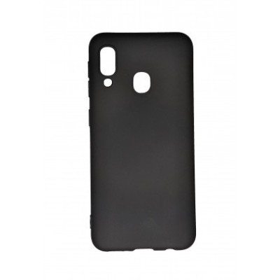 Husa Capac Silicon Matt Premium Samsung A202 Galaxy A20e, Negru foto
