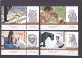 ROMANIA 2021 - CAINELE, PRIETEN AL OMULUI, TABS PE DREAPTA SI JOS, MNH - LP 2327, Fauna, Nestampilat