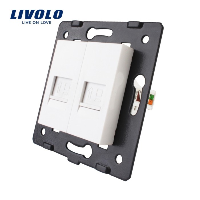 Priza dubla internet Livolo SmartElectro IntelligentHouse