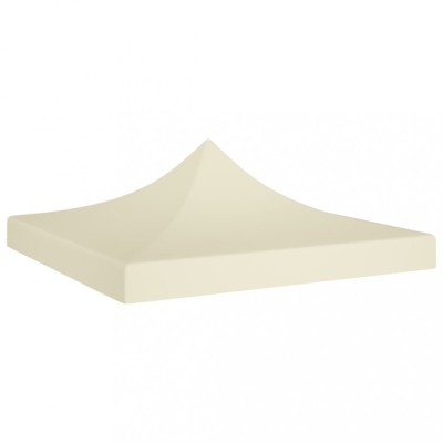 vidaXL Acoperiș pentru cort de petrecere, crem, 2 x 2 m, 270 g/m&amp;sup2; foto