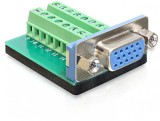 Adaptor VGA mama la bloc terminal 16 pini, Delock 65170