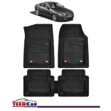 Covorase Auto TeamCar&reg; Tip Tavita Compatibile Jaguar XE I (2015+) Negru Material Rezistent, Cauciuc