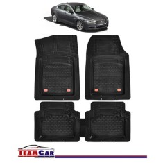 Covorase Auto TeamCar&reg; Tip Tavita Compatibile Jaguar XE I (2015+) Negru Material Rezistent