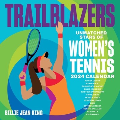 Trailblazers 2024 Wall Calendar: Unmatched Stars of Women&amp;#039;s Tennis foto