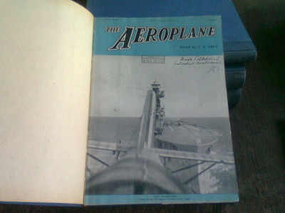 REVISTA THE AEROPLANE - 9 NUMERE foto