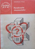 Paradoxurile Clasamentelor - Gheorghe Paun, Stiintifica, 1987, Matematica, Stiinta pt Toti, 116 pagini