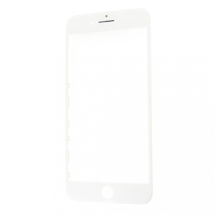 Geam Sticla + OCA iPhone 8 Plus, Complet, Alb