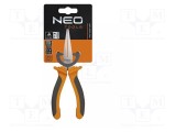 Cleşti plaţi alungiţi 160mm NEO TOOLS oţel crom-vanadium m&acirc;ner ergonomic
