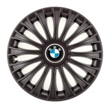 Set 4 Capace Roti, potrivite jantelor de R14, pentru BMW, model dino Negru, Autohelix MSA