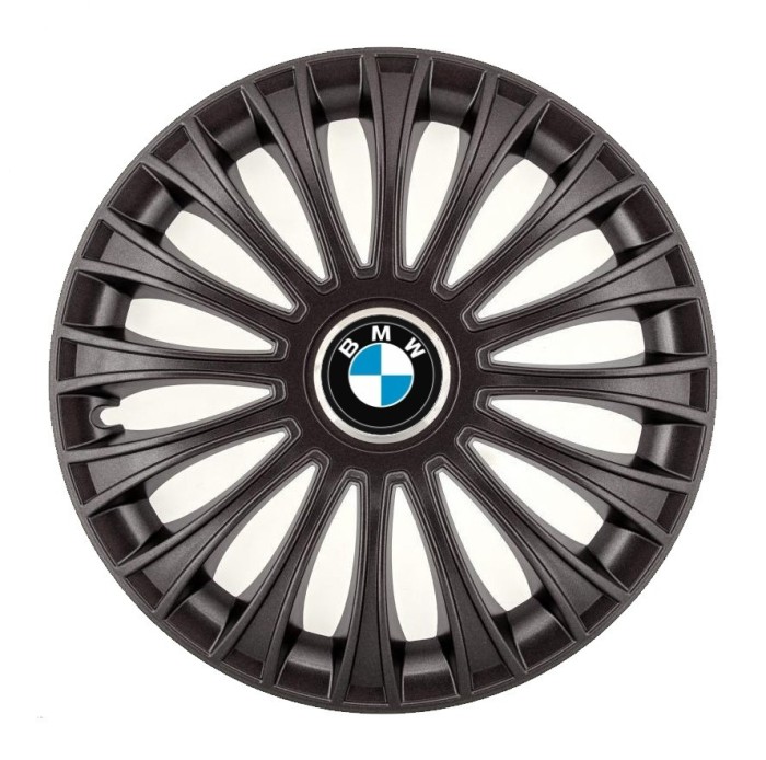 Set 4 Capace Roti, potrivite jantelor de R14, pentru BMW, model dino Negru