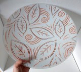 Lot 2 bure sticla pentru aplica plafoniera perete - 40cm diametru