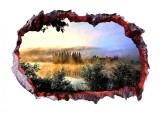 Cumpara ieftin Sticker decorativ, gaura in perete 3D, Fauna, 85 cm, 161STK-1, natura si peisaje