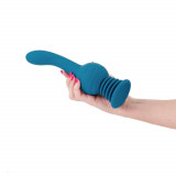 Vibrator Special Extra Puternic Cu Functie Rotatie Revolution Earthquake, Albastru, 24 cm